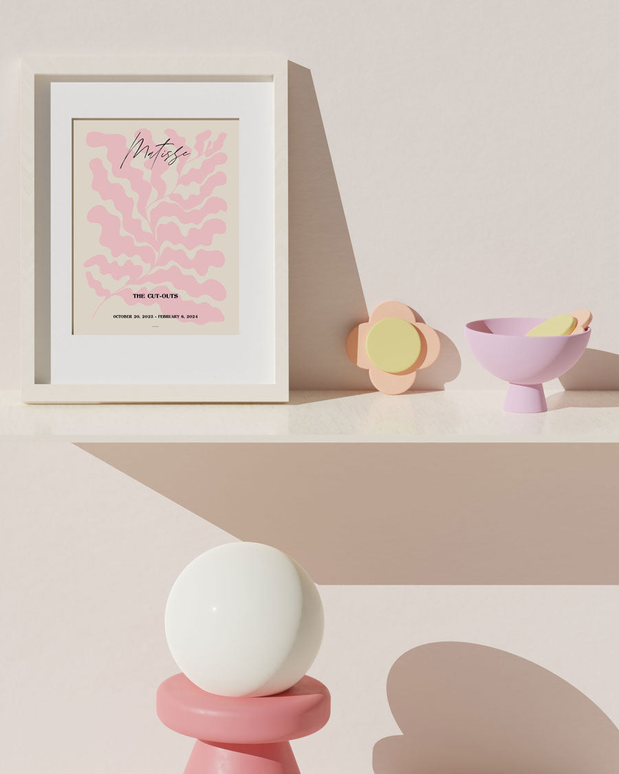 Flower Market Poster – Moderne Wandkunst mit floralen Motiven