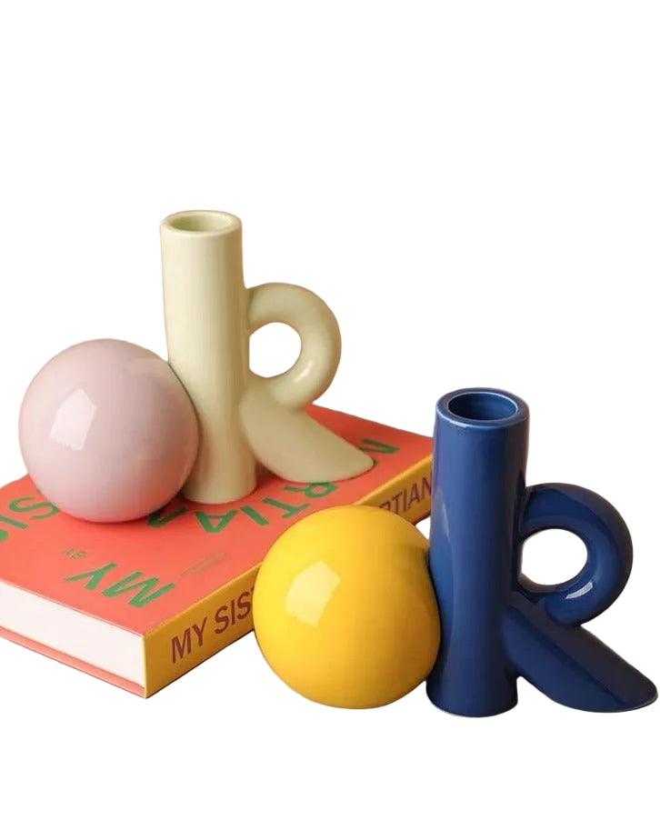 Keramik Vase „OK“ – Handgemachte Blumenvase | MANTHAUS